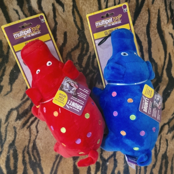 Multipet Dog Toys Plush Goblet Grunting Pig Sz Med/large Various Colors New - Picture 1 of 3